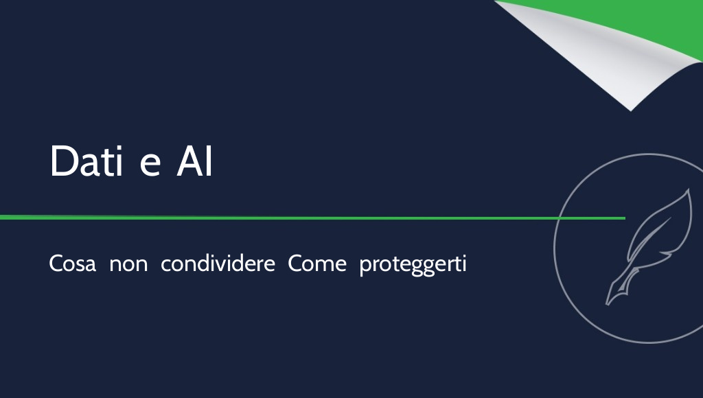 Sicurezza dell’AI: quali dati non condividere con l’intelligenza artificiale?